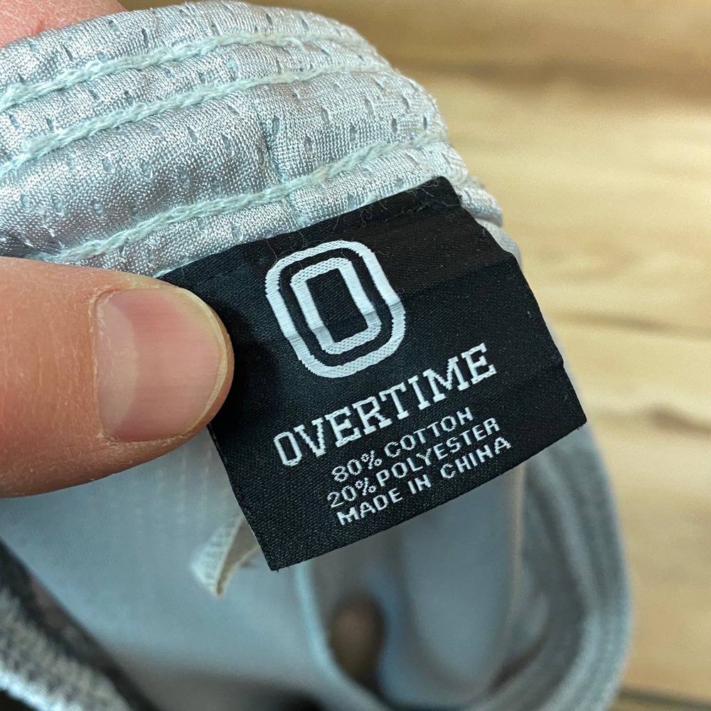 Overtime Mesh Shorts Mens Small Champion Silver Shiny Athletic Basketball